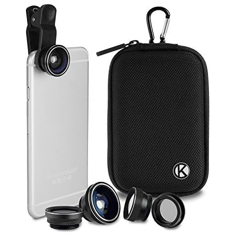CAMKIX Bluetooth Camera Shutter Remote Control for Smartphones and 5 in 1 Universal Lens KIT - Create Amazing Photos and Selfies (5IN1 Universal Lens KIT and Bluetooth Shutter Remote) Cover