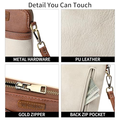 Image of SENDEFN Cell Phone Purses for Women Small Crossbody Bag Shoulder Handbag with Adjustable Strap
