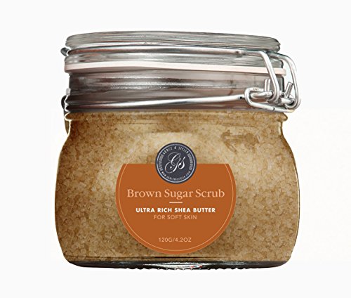 THE BEST Brown Sugar Scrub 8.8 oz - The Most Powerful Remedy for Varicose Veins, Cellulite, Stretch Marks, Eczema & Acne - Deep Skin Exfoliator - Promotes Cell Repair & Rejuvenation (1 Bottle)