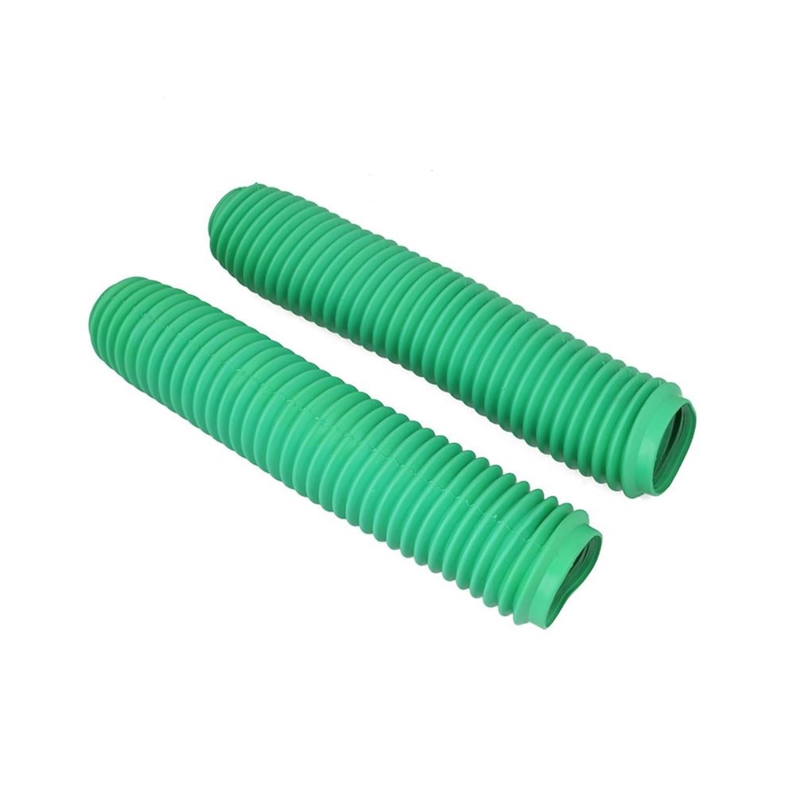 Cubierta de Polainas Fundas de Horquillas para mot Horquilla Delantera de Goma Universal para Motocicleta, Compatible con Honda CR CRF XR 150 230 F 250 250F 250R 300 450 450 F 450R CRF250F(Green)