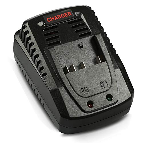 Bsioff Cargador rápido para batería de litio/Cargador de batería para herramienta eléctrica compatible con bosch baterías de iones de litio de 10,8 voltios a 18 voltios