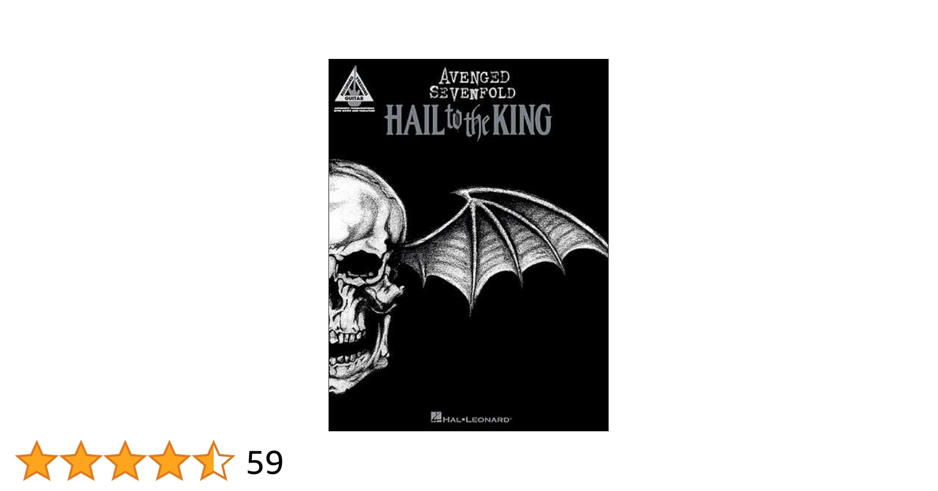 B2大 ポスター Hail to the King　ヘイル・トゥ・ザ・キング AVENGED SEVENFOLD - HAIL TO THE KING (2 LP): 0093624943105