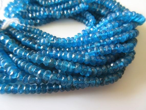 Apatite perles bleues facettées pour vos ateliers de joaillerie et colliers DIY