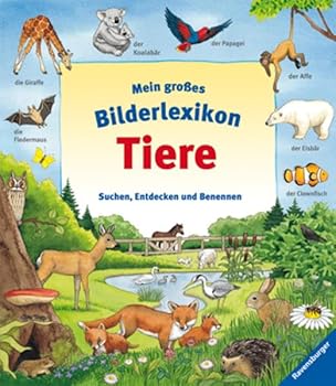 Board book Mein großes Bilderlexikon Tiere [German] Book