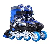 Qualité parfaite: Nos patins en ligne sont ajustables, coffre-fort, ajustement parfait, offrant à votre enfant une conduite stable et lisse.
