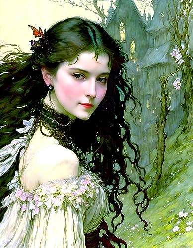 Affiches sur toile de belle fille pour créer une ambiance salon moderne SERENDIPITP