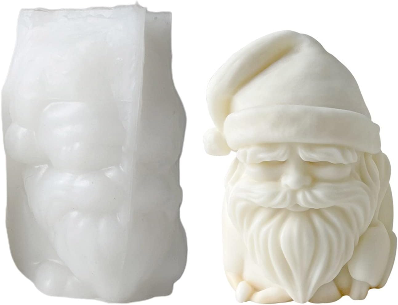 クリスマスサンタシリコンモールド オーナメント用 石膏型 エポキシ樹脂/粘土/エポキシ樹脂モールドシリコン用