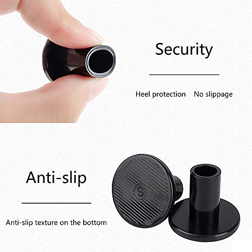 Image of High Heel Protectors- Heel Stoppers Heel Repair Caps Covers for Walking on Grass and Uneven Road Heel Cover Cups Perfect for Wedding Outdoor Events
