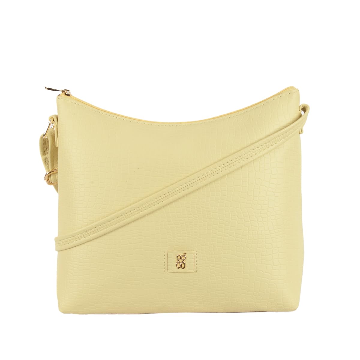 Baggit Women Yellow Hobo Sling Bag Medium Size | Ladies Stylish Casual Cross Body Purse Handbag (B0CWDLSGM4) Amazon Price History, Amazon Price Tracker