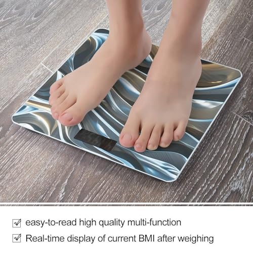 Báscula digital smart de baño con plataforma de vidrio templado miniatura 5