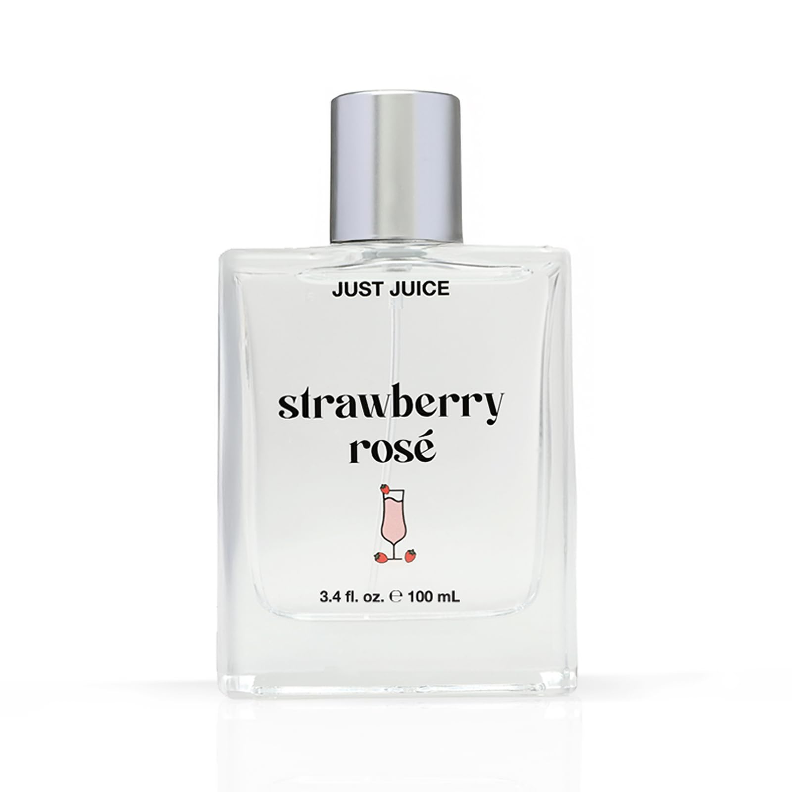 Just Juice Strawberry Rosé - Sparkling Strawberry Perfume for Women and Men - Raspberry, Rose, Vanilla Musk Summer Perfume - 100 ml