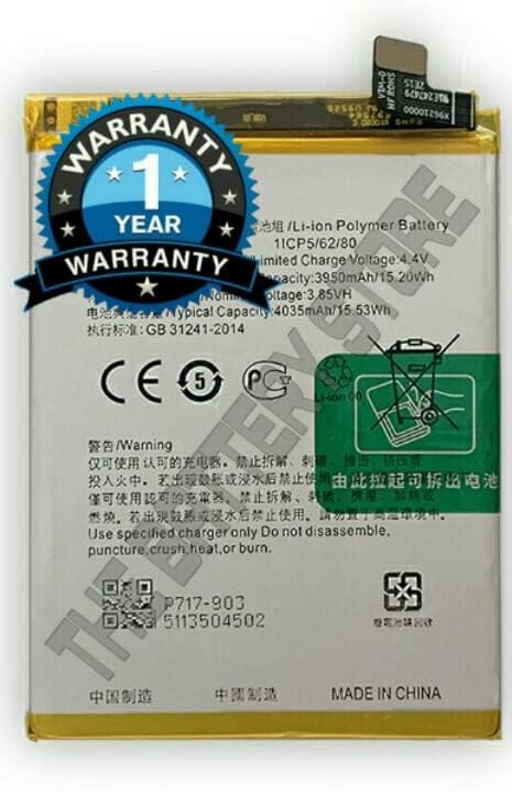 Image of THE BATTERY STORE Original BLP717 Battery for Oppo Reno-Z PCDM10 / CPH1979 Battery with 1 Year Warranty **** (PP288)