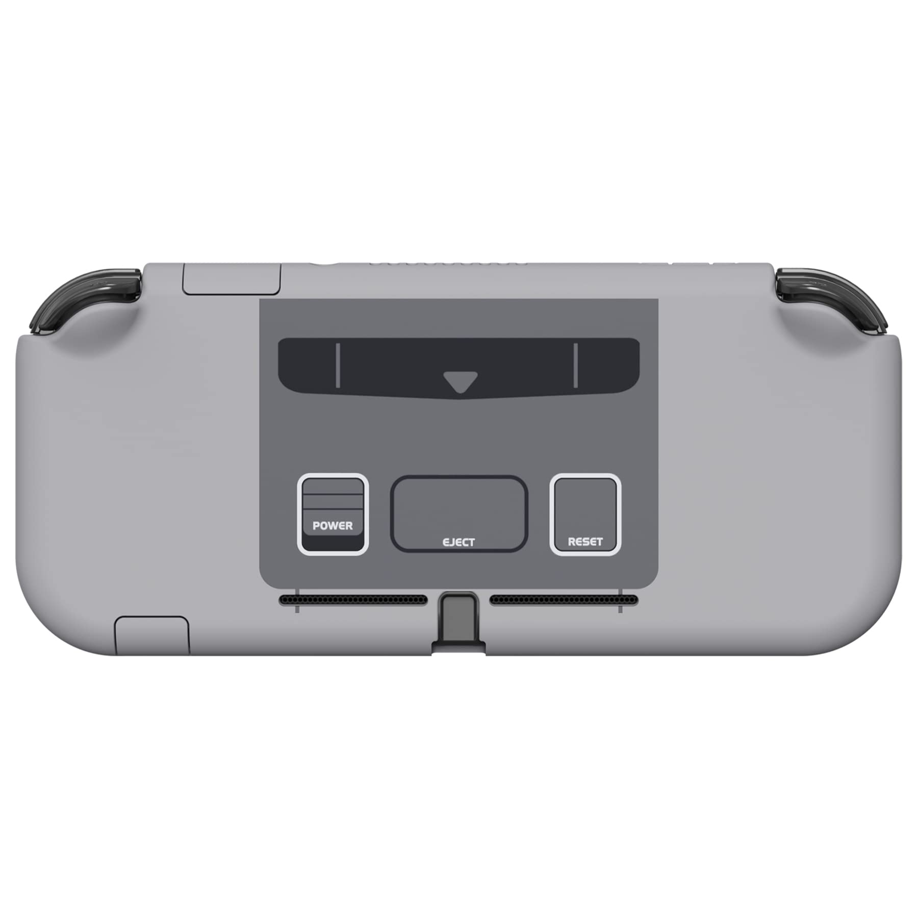 eXtremeRate PlayVital Funda para Nintendo Switch Lite, Carcasa Protectora con Protector de Pantalla de Vidrio Templado, Protector Duradero, Accesorios para Switch Lite (Clásico SFC SNES EU) — view 7