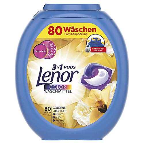 Lenor All-in-1 PODS detersivo orchidea dorata, 80