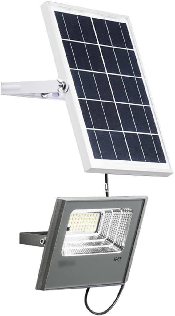 VUIKLCty Landscape spotlights solar Wall-mounted household solar spotlights, IP65 waterproof light control/remote control garden light,(60W)