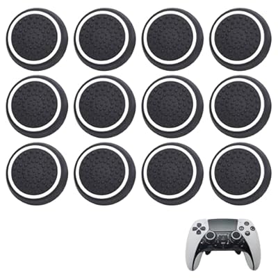 12Piezas Joystick Thumbstick Grips,Tapas Gomas Joystick,Tapa de Silicona de Agarre,Funda Pulgar Gaming,Accesorios para Mandos Xbox One X/S Series,PS4,PS5 | Ya disponible en tu tienda friki favorita! En mundofriki.es!
