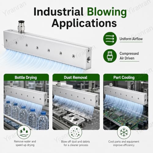 Soplador de aire industrial contra humedad y residuos con cuchilla de 100mm YIYIRAN 6