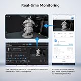 Creality oficjalna kamera K1 AI, kamera jakości HD, filmowanie poklatkowe, oglądanie w czasie rzeczywistym, łatwa instalacja - monitorowanie w czasie rzeczywistym na telefonie i zwiększona wydajność,