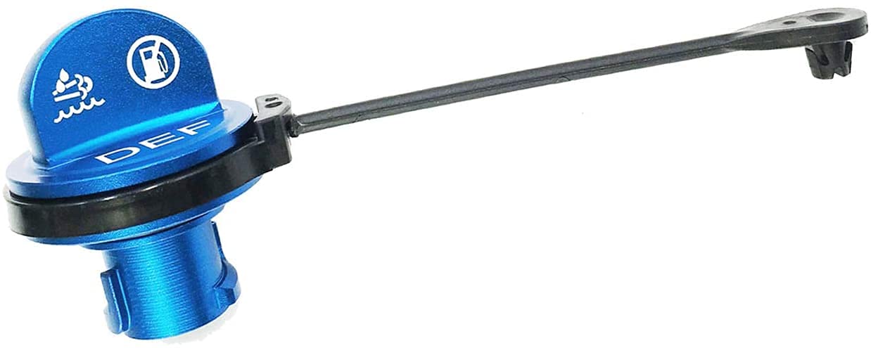 Auronp Diesel Fuel Cap Combo Pack for Dodge Ram, Billet Aluminum, Magnetic, 2019-2021 Dodge Ram Truck 1500 2500 3500 (H-Y012)