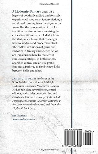 A Modernist Fantasy: Modernism, Anarchism, and the Radical Fantastic