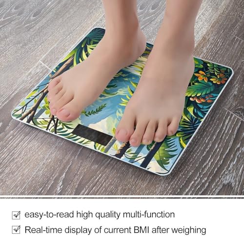 Báscula Digital de Baño con Plataforma Ancha y Pantalla LCD miniatura 5