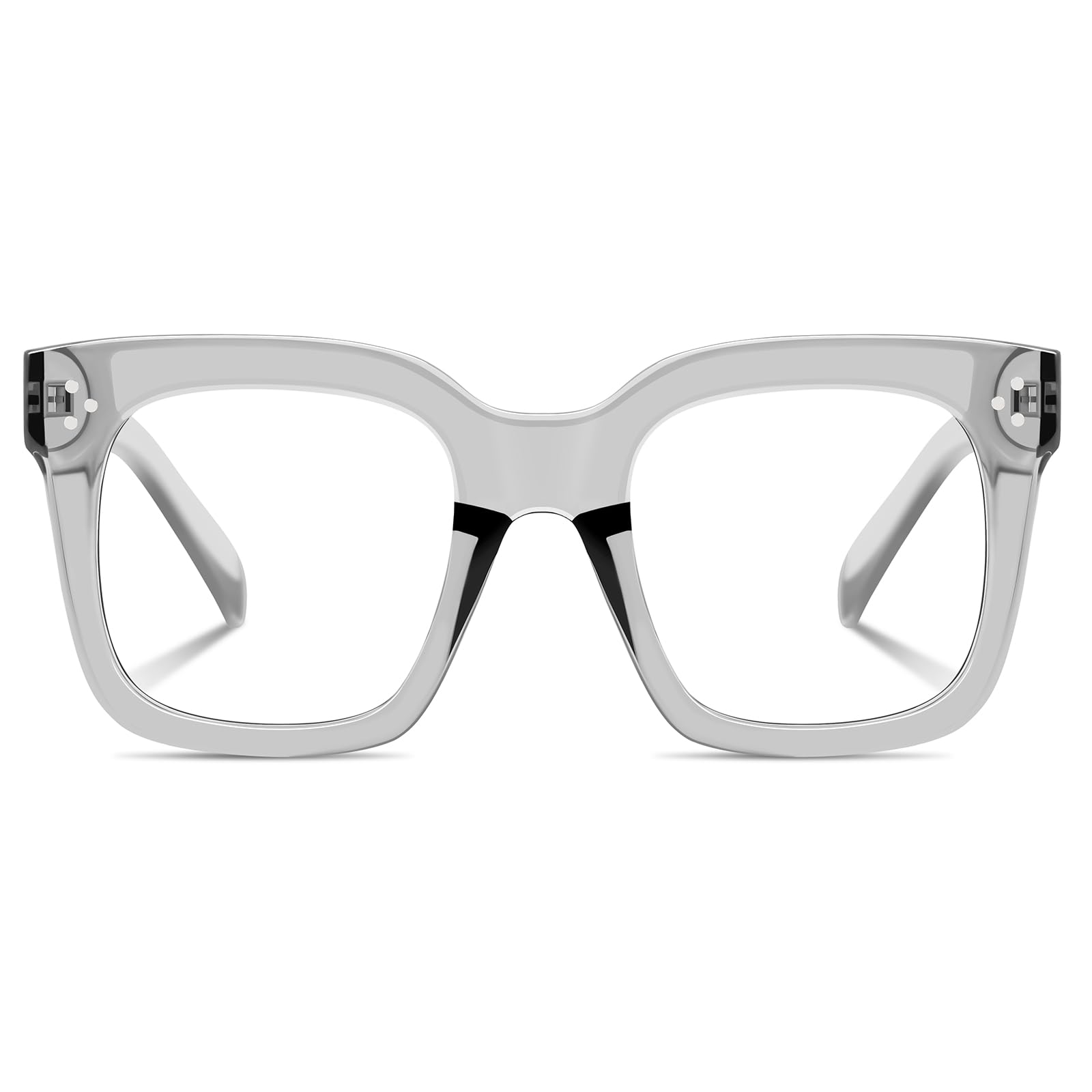 YMRFW Ovresized Blue Light Blocking Glasses for Women Men Square Computer TV Eyeglasses