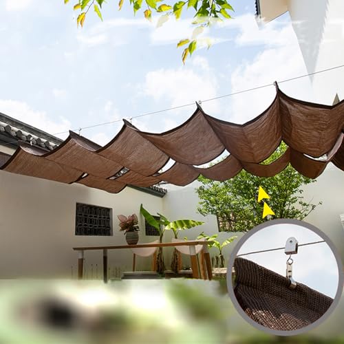 Protection UV optimale par pergola rétractable à aération naturelle en U