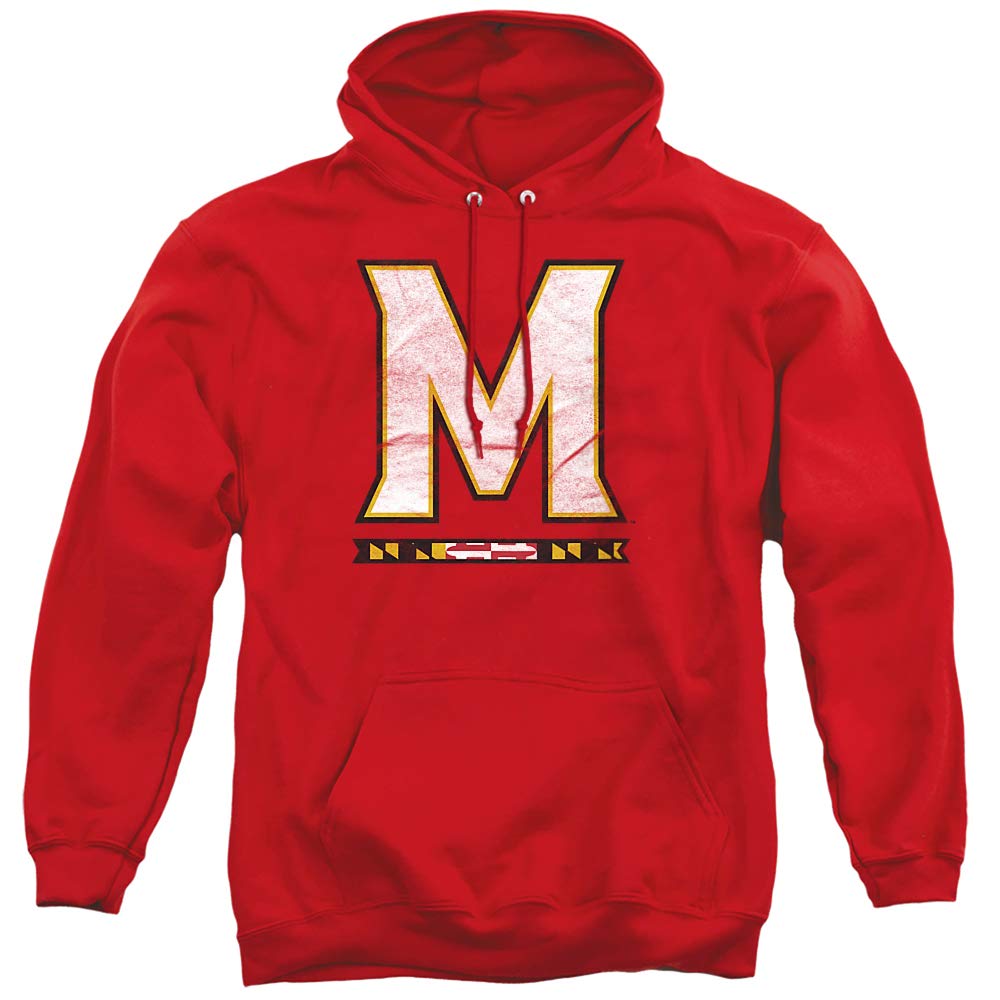 LOGOVISION Official Collegiate Distressed Primary Logo Adult Pullover Hoodie Collection — view 99