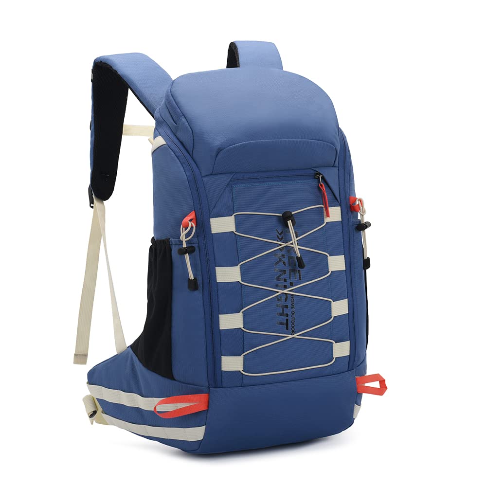 Bseash Mochila de senderismo impermeable ligera de 40L con cubierta de lluvia, mochila de viaje para deportes al aire libre para acampar, escalada, esquí, ciclismo