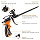 Schaumpistole, Preciva Bauschaumpistole Bauschaum Pistole PU Schaumpistole Expanding Foam Gun Dosierpistole aus Metall (orange)