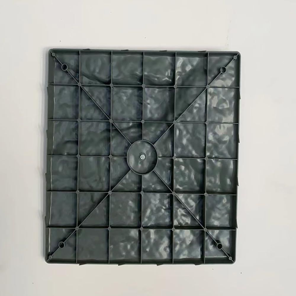 Maty ogrodowe z imitacji kamienia, 30 x 30 cm, odporne na warunki atmosferyczne, antypoślizgowe płytki tarasowe, do kształtowania krajobrazu i sztuki trawnika, 10 szt