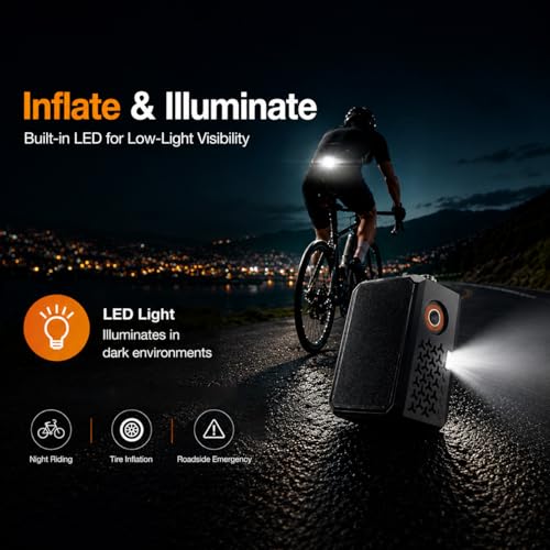 KENDO Mini Electric Bike Pump