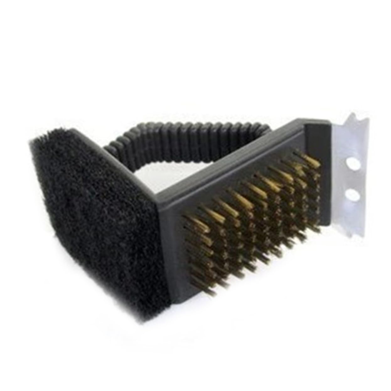 VICASKY Grill Cleaning Brush with Bristles Heavy Duty Scouring Pad Scraper for Efficient Barbecue Cleaning Ergonomic Design for All Grill Surfaces