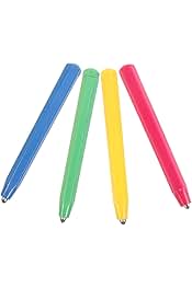 minkissy 4 Adet Manyetik Stylus Kalem Seti Erkek Kız için Yazma ve Çizim Manyetik Noktalı Tahta Kalemi Dayanıklı ve Pürüzsüz Çelik Uçlu