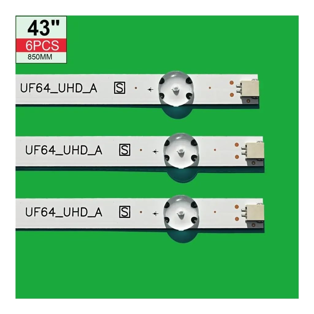 Bande de rétroéclairage LED, for LG UF64_UHD_A 43LH604V 43UH603V 43UH610V 43UF6407 HC430DGN 43UF6409 43UH6030 43UF640
