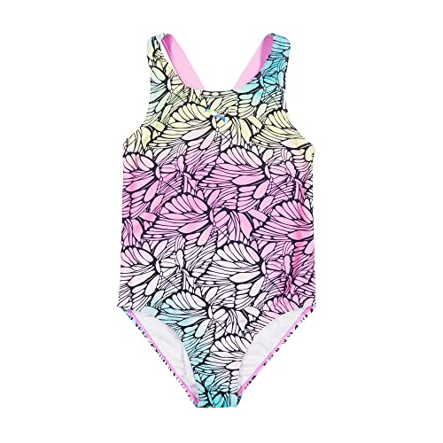 PUMA Girls' Crossback One Piece Swimsuit