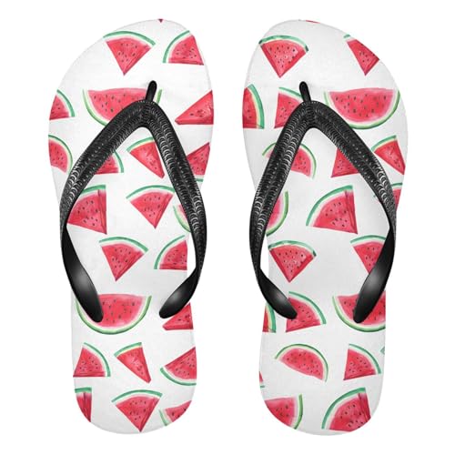 Watermelon White Flip Flop Beach Summer Casual Sandal for Women & Men Shower Shoes 20862003