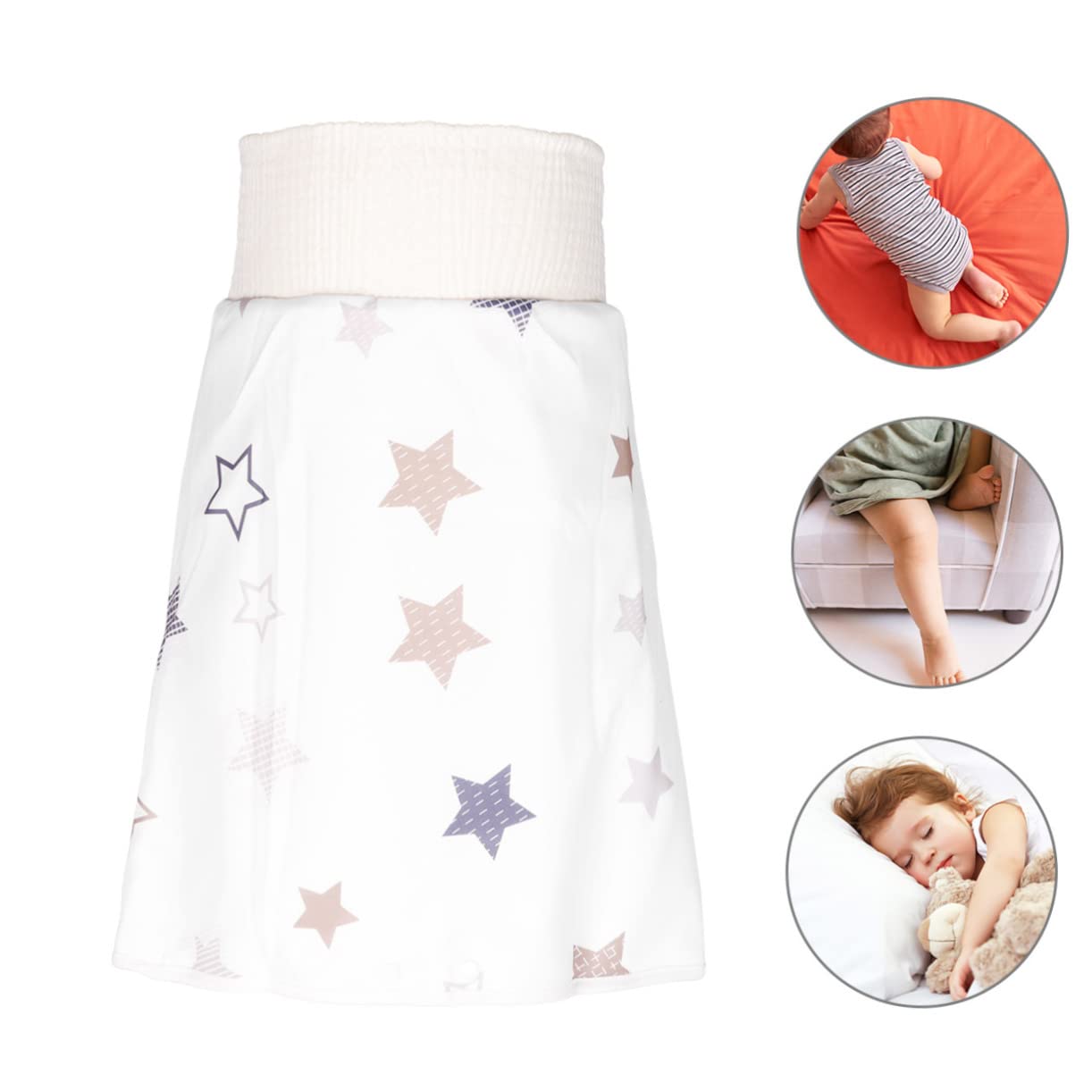 Yardwe 3 Pièces Culotte Apprentissage Coton Pur Respirante pour Garçon Fille Confortable et Élastique Facile à Laver Fuite pour Garçon et Fille Phase de Transition