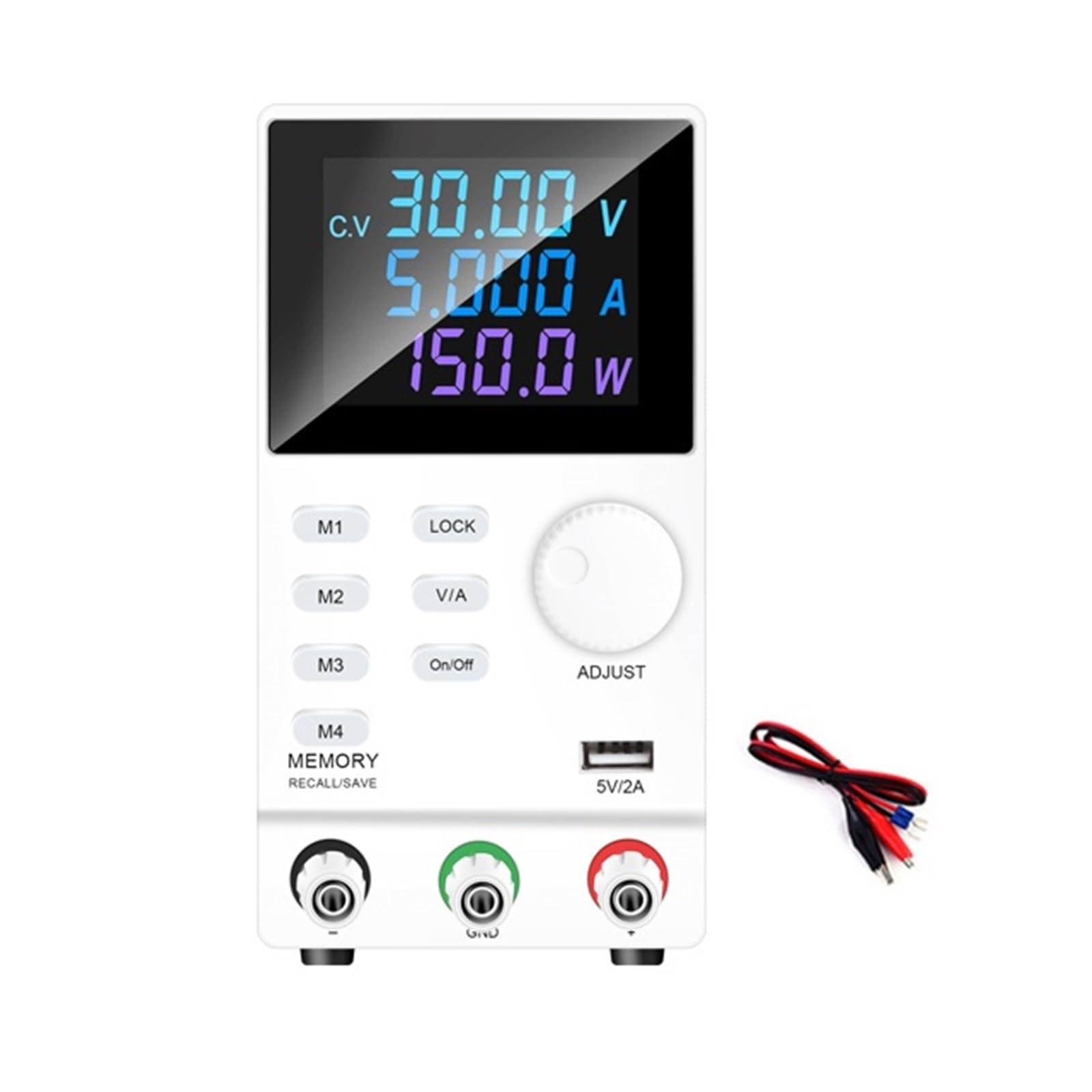 Fuente de alimentación CC programable con interruptor regulador de voltaje estabilizado