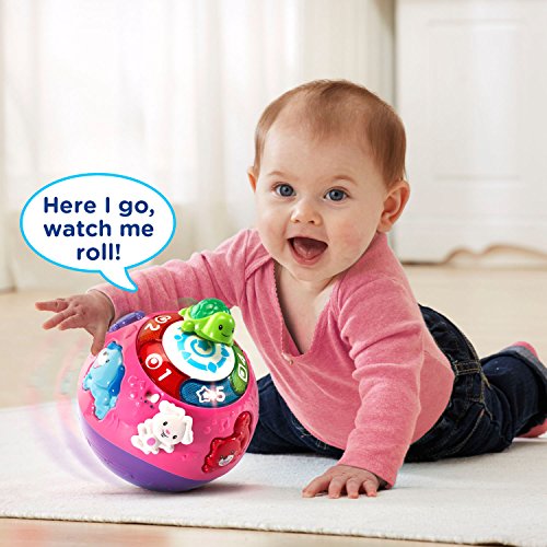 Image of VTech Wiggle and Crawl Ball, Purple