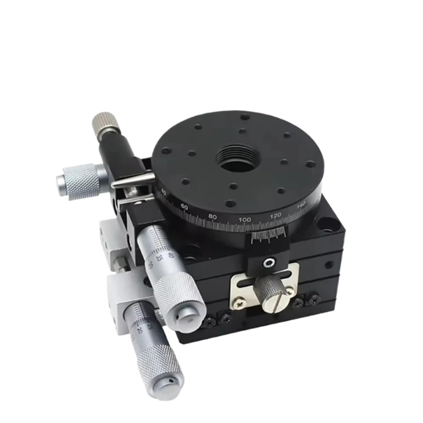 MYXJGNAIY XYR Axis LSP80-LM Micrometer Manual Trimming Platform Translation Table and Rotary Table Cross Rail