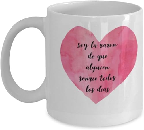 Soy la razon ； AFIRMACIONES Taza café, tazas para café divertidas, tazas de café personalizadas, taza de café inspiradoras, taza grande de cafe con