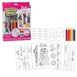 Just Play Barbie Shrinky Dinks Kit and Accessories, 15 Pre-Printed Shrinky Dinks Sheets, Pretend Play, Kids Toys for Ages 5 Up