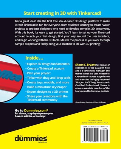 Tinkercad For Dummies (For Dummies (Computer/Tech)) - Image 2