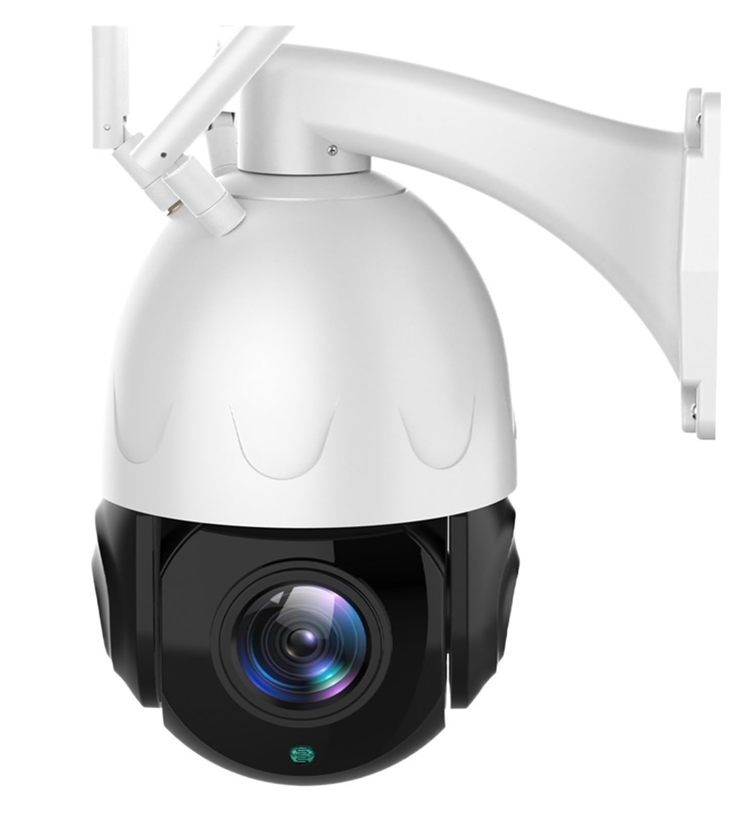 Telecamera di sicurezza, Telecamera IP esterna con scheda SIM 4G Zoom 30X speed dome PTZ di sorveglianza 5MP HD AI tracciamento automatico IR 80m(4G NO SD Card)