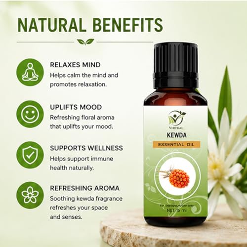 Image of VIRTUAL ESSENTIAL OIL (15 Ml, Kewda)