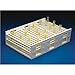 Bel-Art F18870-0000 Science Ware Radioimmunoassay Tube Rack for 10-13 mm Tube Size, 216 Place, 7.6 cm Height, 23 cm Wide, 34.2 cm Length, Polypropylene (Pack of 6)