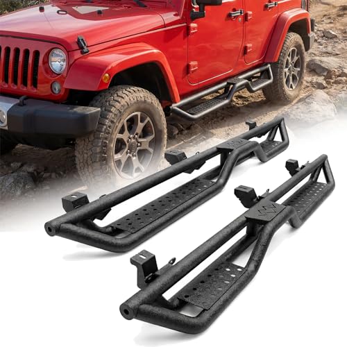 Estribos Running Boards para Jeep Wrangler JK 4 puertas miniatura 5