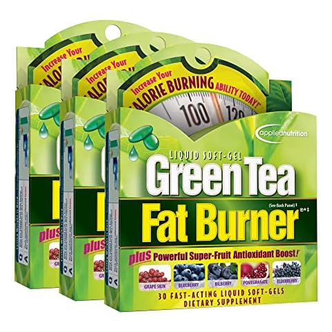 Applied Nutrition Green Tea Fat Burner 30 Soft Gels (Pack of 3) Cover