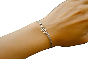 A Silver Strand of Love: Heartbeat Bracelet